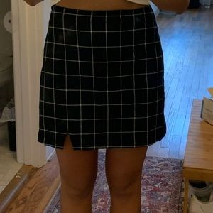 Abercrombie Black A-line Mini Skirt